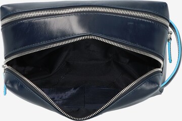 Piquadro Toiletry Bag 'Blue Square' in Blue