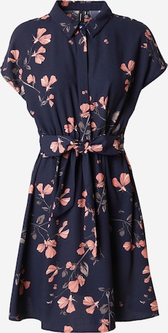 zils VERO MODA Blūžkleita 'VMNEWHALLIE': no priekšpuses