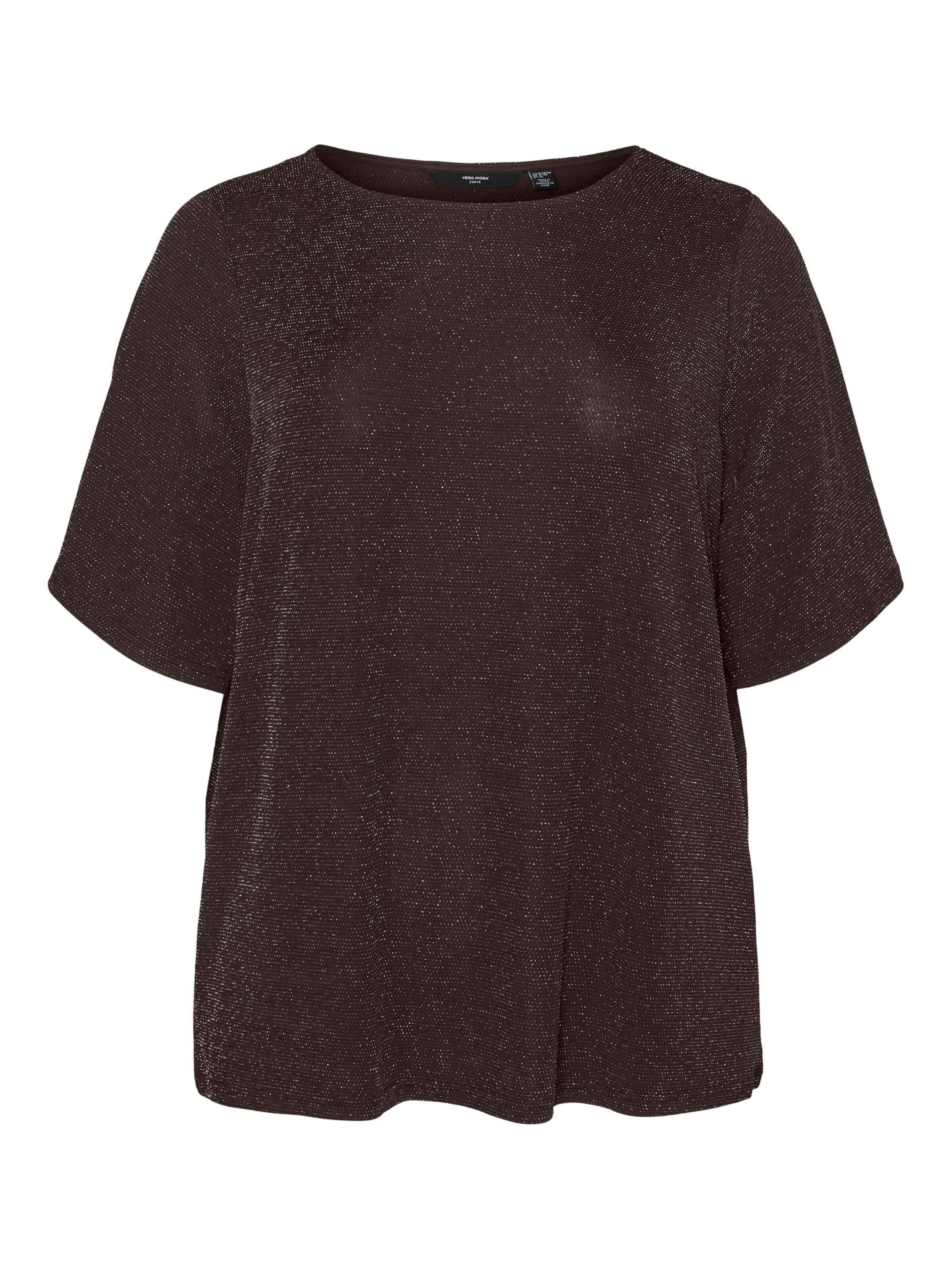 Vero Moda Curve Blouse in Brown: front