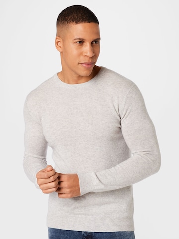 Pure Cashmere NYC Пуловер в сиво: отпред