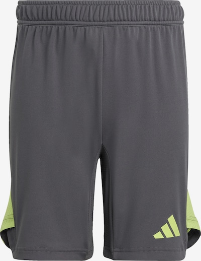 ADIDAS PERFORMANCE Sportske hlače 'Tiro 25 Pro' veličine 128 u tamo siva / jabuka, Pregled proizvoda