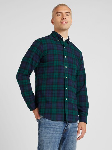 Coupe regular Chemise 'CUBDPPCS' Polo Ralph Lauren en bleu : devant