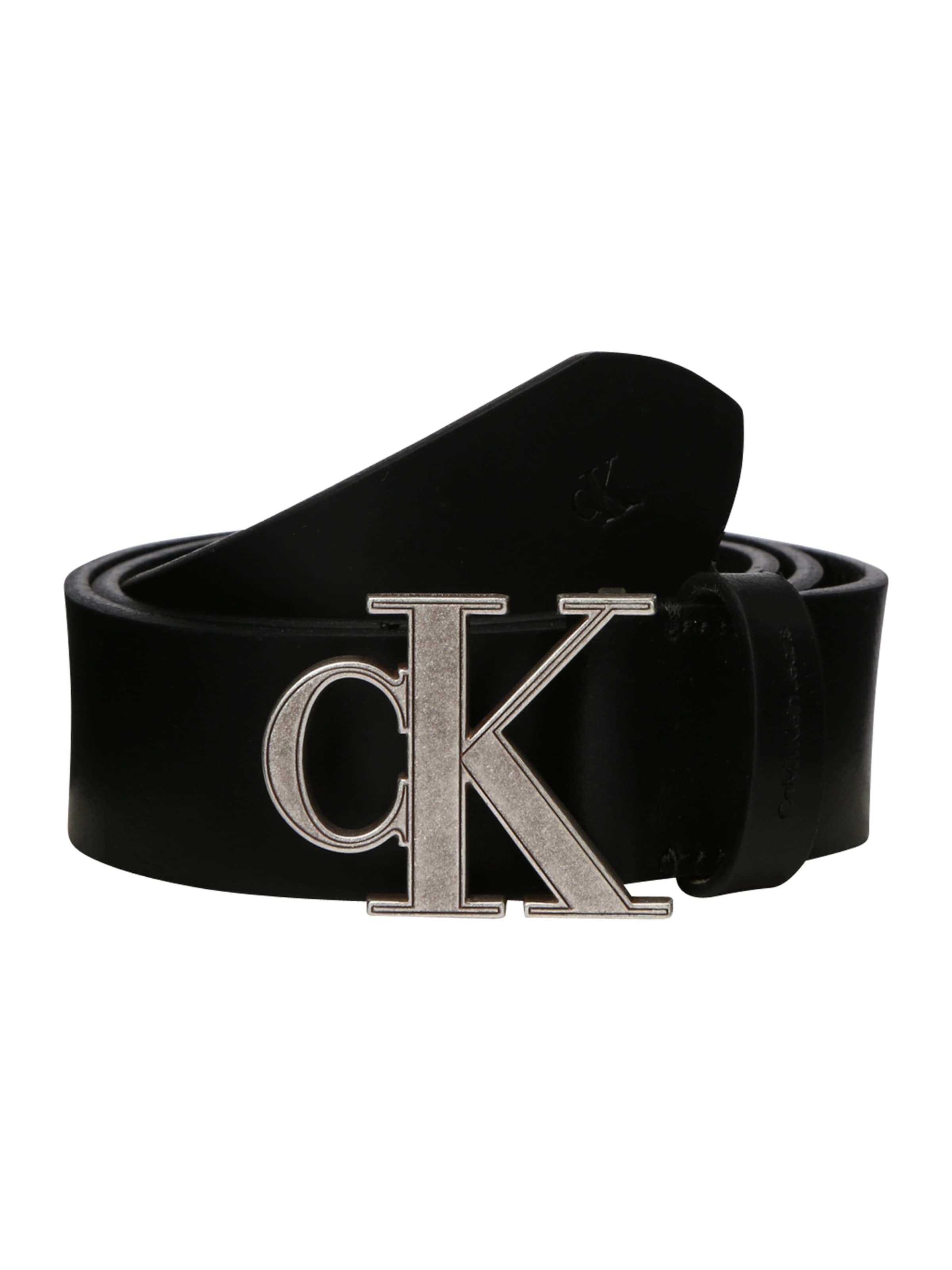 Ceinture Calvin Klein en noir : devant