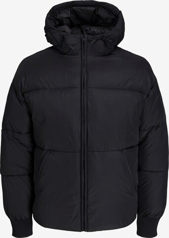 JACK & JONES - Chaqueta de entretiempo en negro: frente