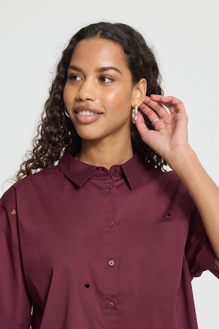 ICHI Blouse 'IHLelaya' in Rood