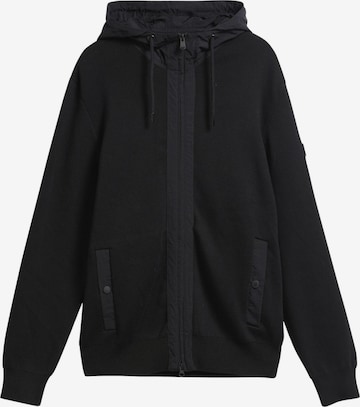 Pull-over 'BARBOUR INTERNATIONAL INLINE KNIT HOODIE Maglieria' Barbour International en noir : devant