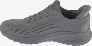 Baskets basses 'BOBS Squad Chaos - Solid Step' SKECHERS en gris : devant