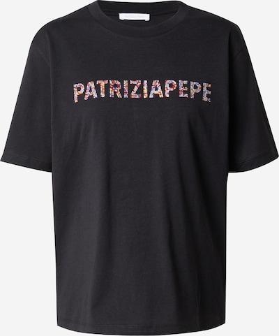 PATRIZIA PEPE Тениска 'MAGLIA' в нейви синьо / червено / черно / бяло, Преглед на продукта