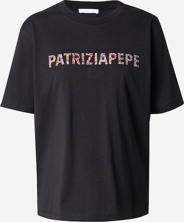 PATRIZIA PEPE - Camisa 'MAGLIA' em preto: frente