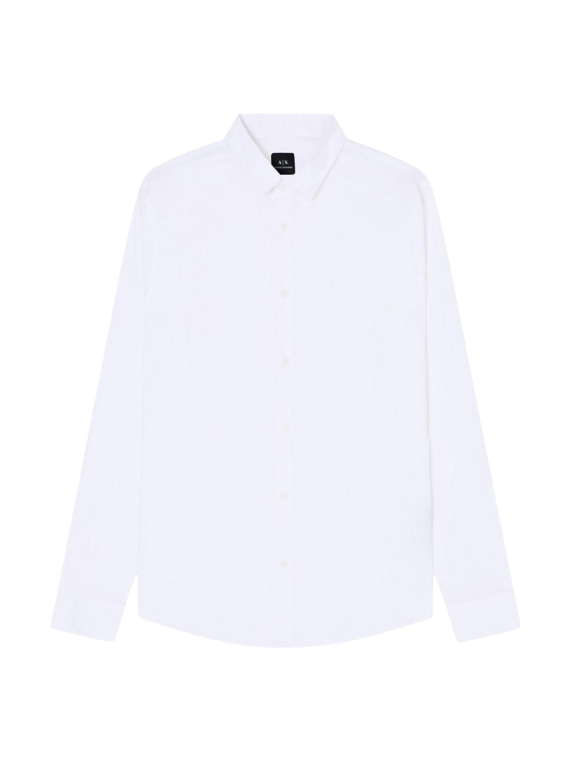 Regular fit Camicia '8NZCBD ZN10Z' di ARMANI EXCHANGE in bianco
