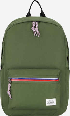 American Tourister Backpack 'Upbeat' in Green: front