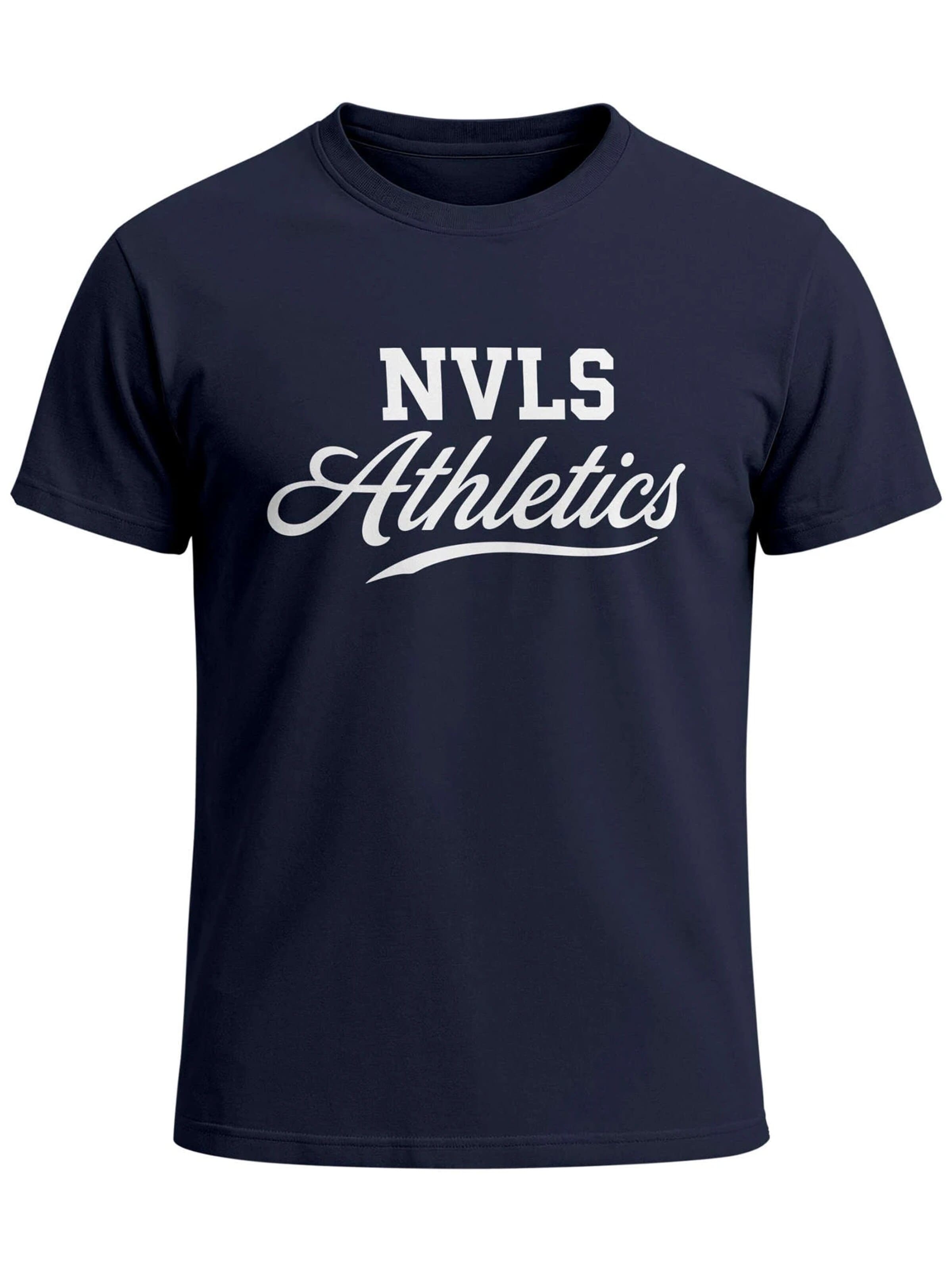 Neverless Shirt 'NVLS Athletics' in Blue