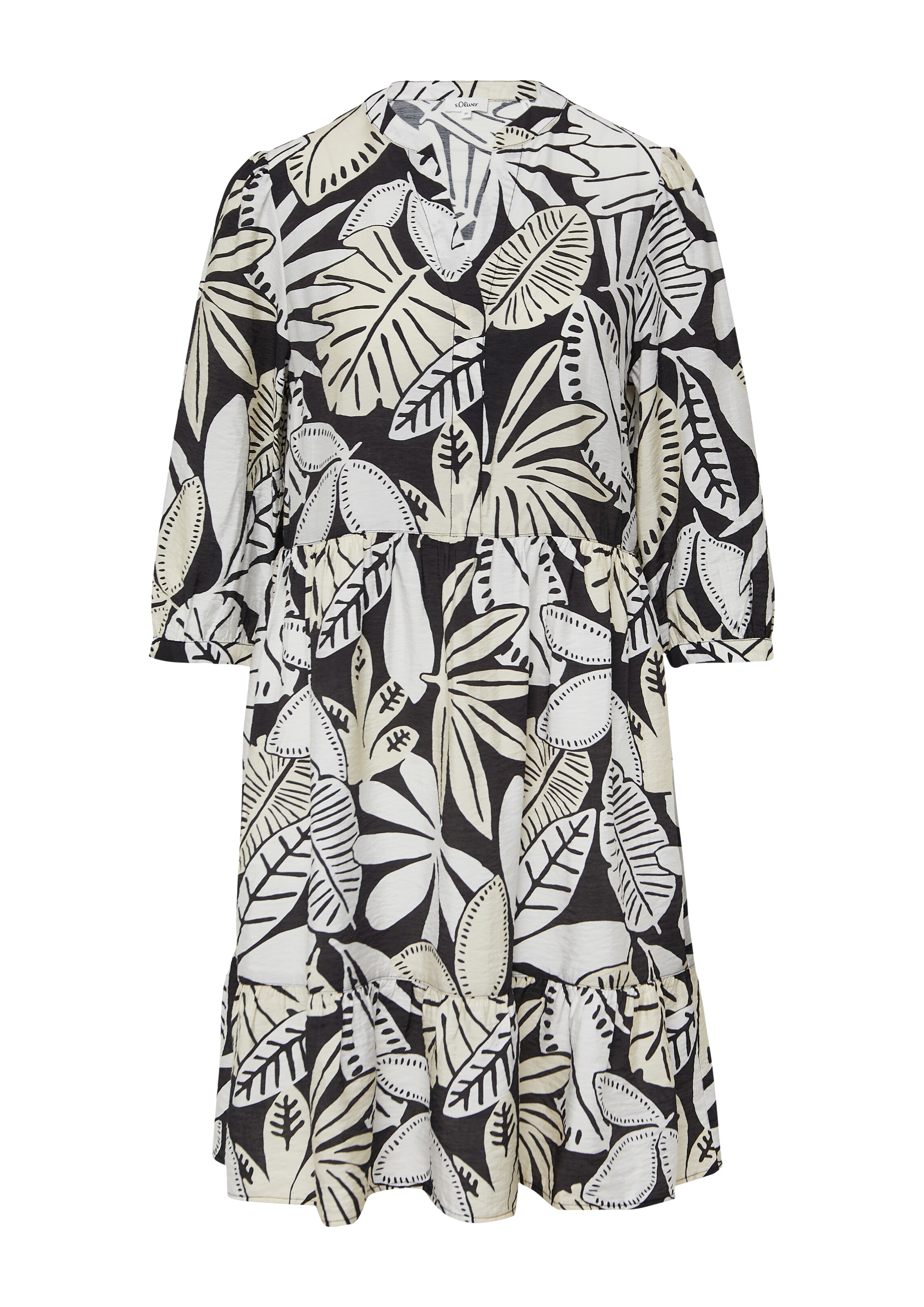 s.Oliver Kleid in Schwarz: Vorderseite