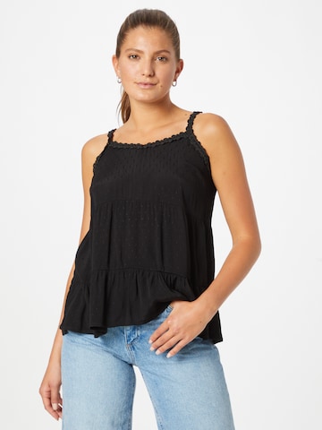 ZABAIONE Top 'Kimmy' in Black: front