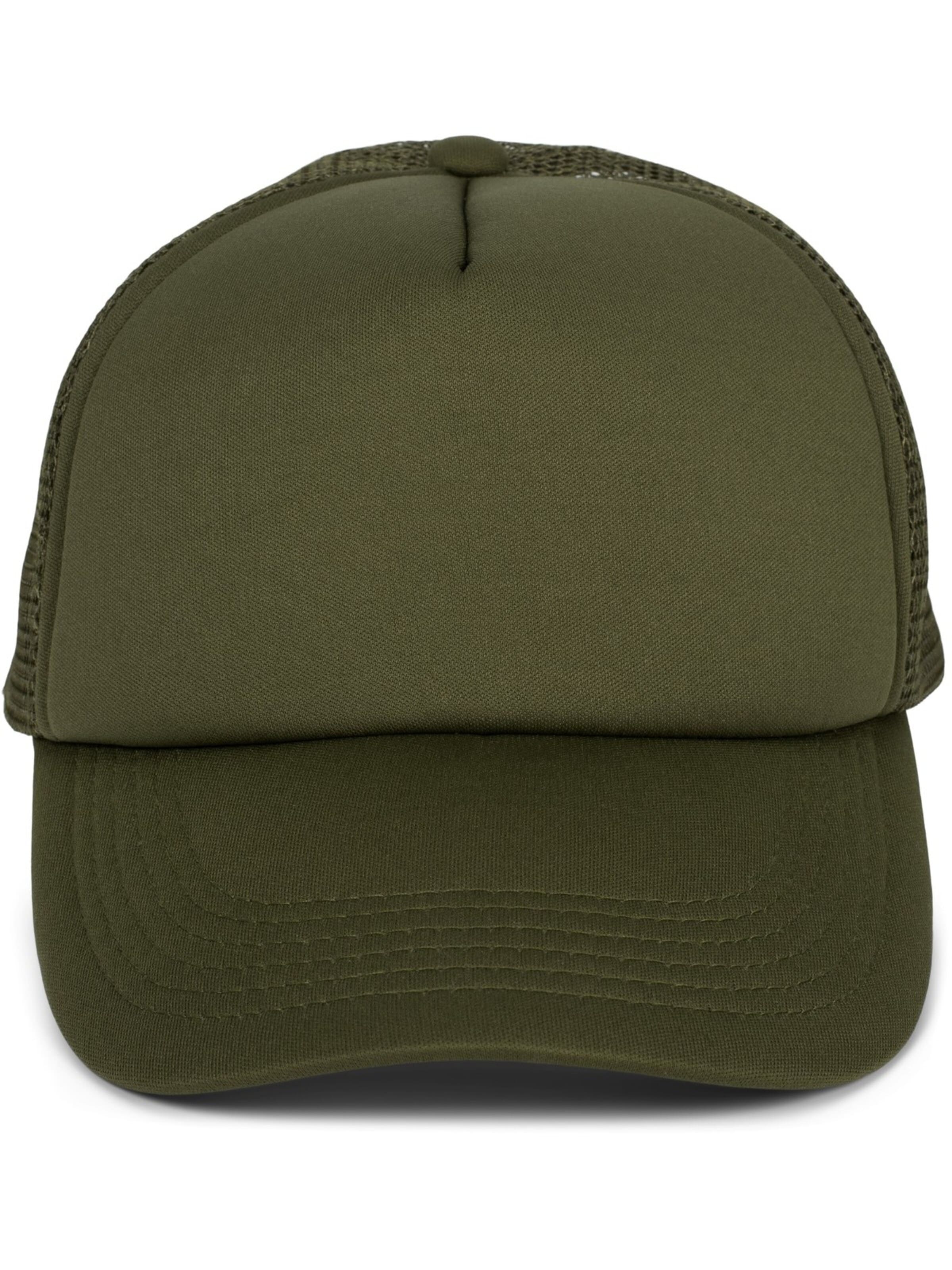 styleBREAKER Cap 'Trucker Cap 5-Panel Mesh' in Green