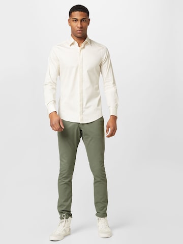 JOOP! Slim fit Koszula biznesowa 'Pitu Uma' w kolorze beżowy