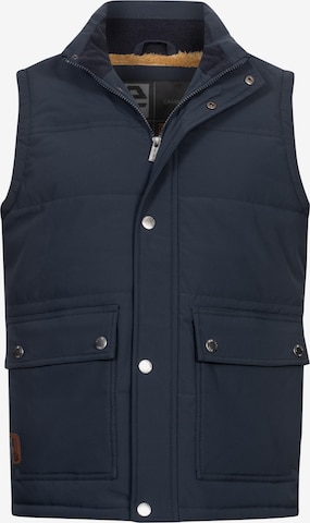 Gilet INDICODE JEANS en bleu : devant