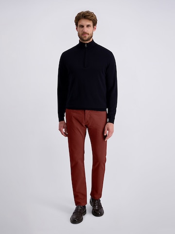 PIERRE CARDIN Regular Hose 'Laval' in Rot: Vorderseite