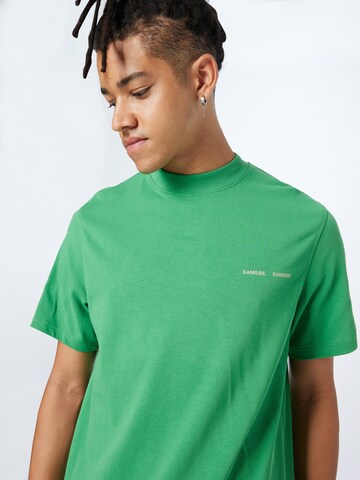 Samsøe Samsøe - Regular Fit Camisa 'Norsbro' em verde