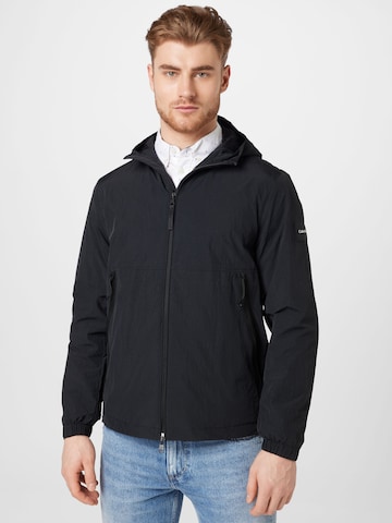 Calvin Klein Between-season jacket in Black: front