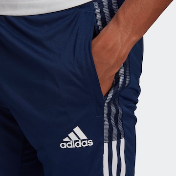 ADIDAS SPORTSWEAR Slim fit Workout Pants 'Tiro 21' in Blue