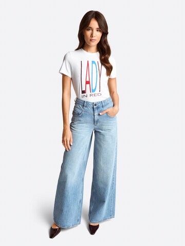 T-shirt Rich & Royal en blanc