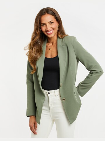 Threadbare Blazer 'Santa Monica' in Green: front