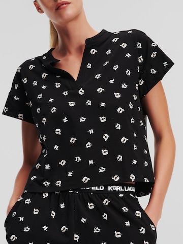 Karl Lagerfeld Pyjama in Schwarz