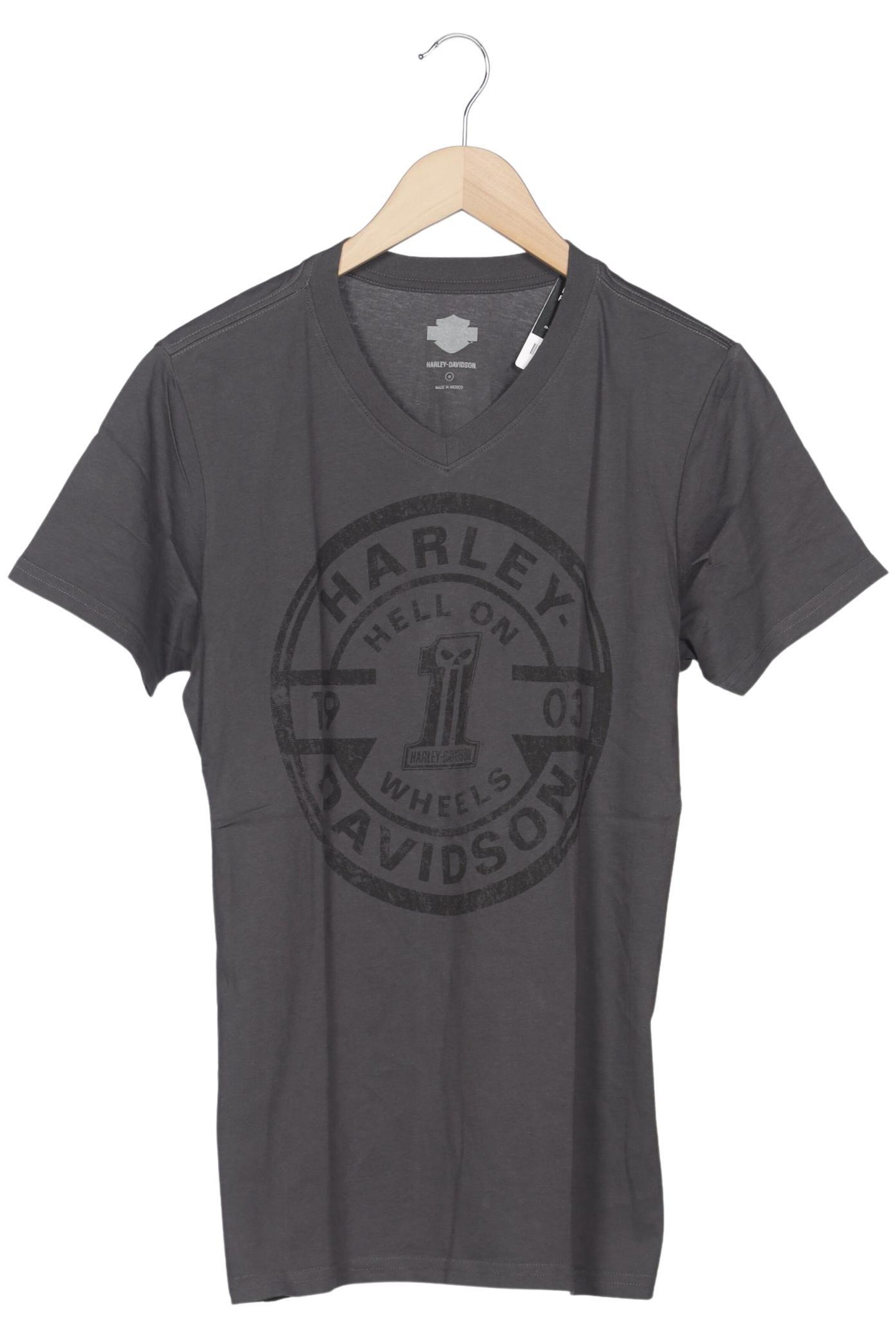 Harley Davidson Shirt in M in Grey: front