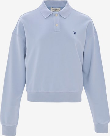 Sweat-shirt 'Morwenna' NOWIHT en bleu : devant