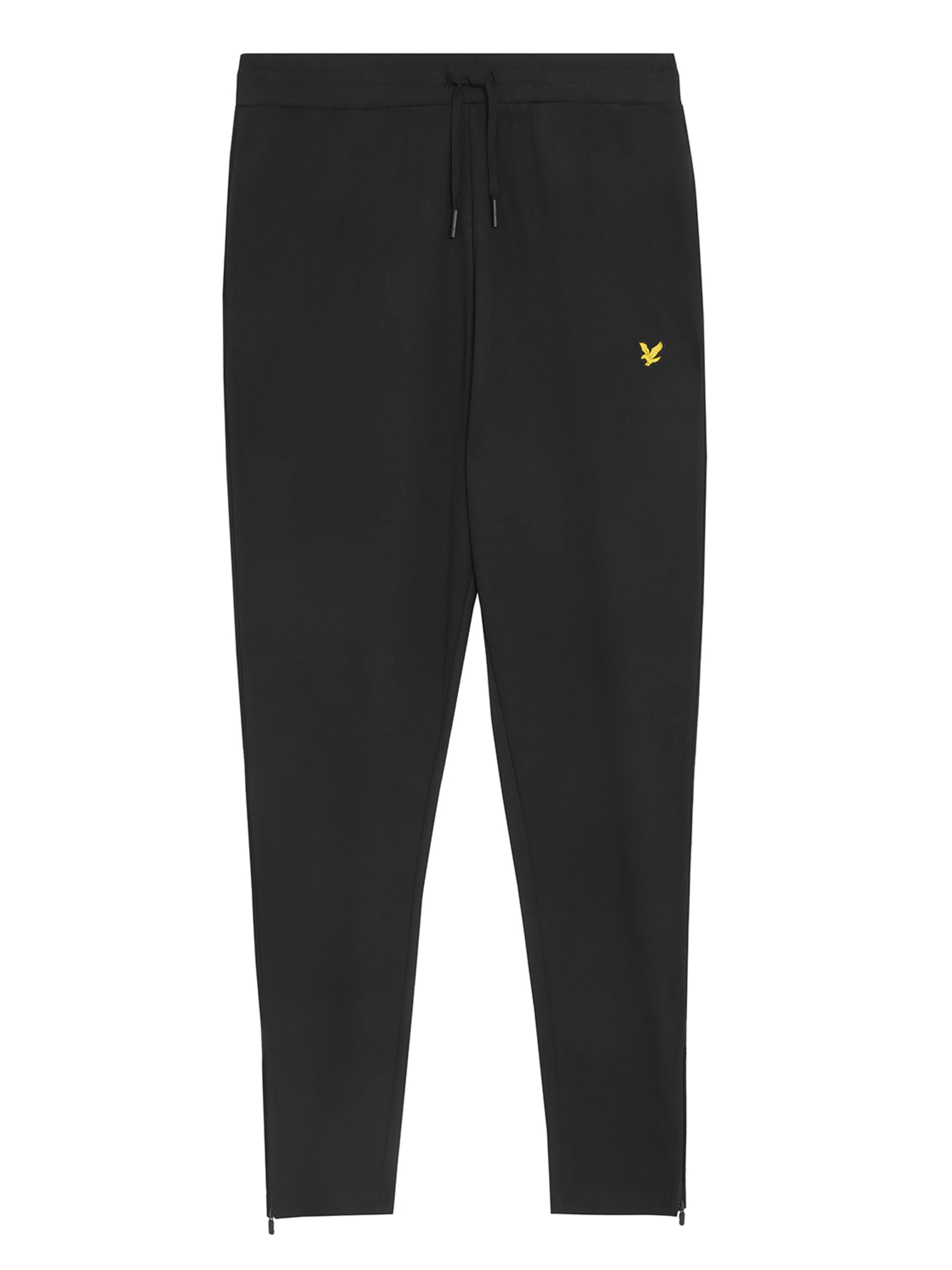 Coupe slim Pantalon Lyle & Scott en noir : devant