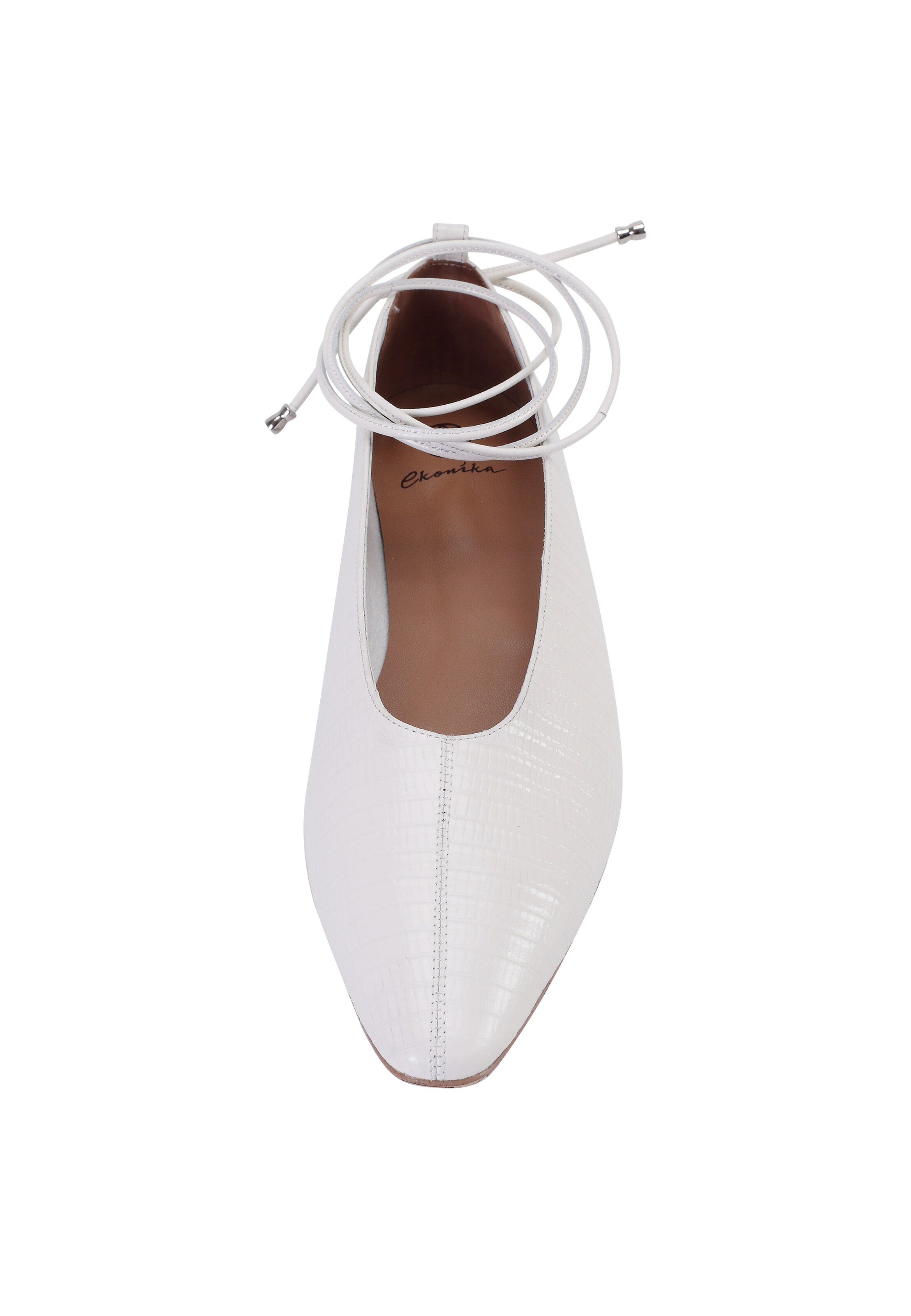 Frauen Ballerinas Ekonika Ballerina in Weiß - CV36964 Frauen Ballerinas Ekonika Ballerina in Weiß - CV36964