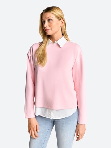 Rich & Royal Sweatshirt in Pink: front