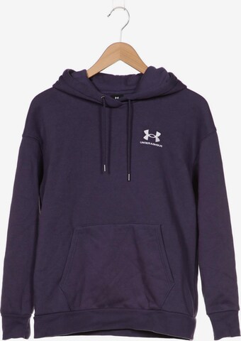 UNDER ARMOUR Sweatshirt & Zip-Up Hoodie in S in Purple: front