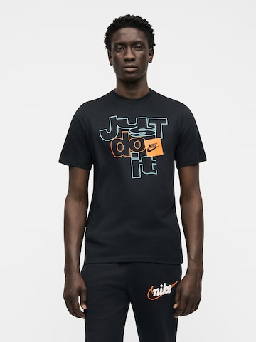 Nike Sportswear Μπλουζάκι σε μαύρο: μπροστά