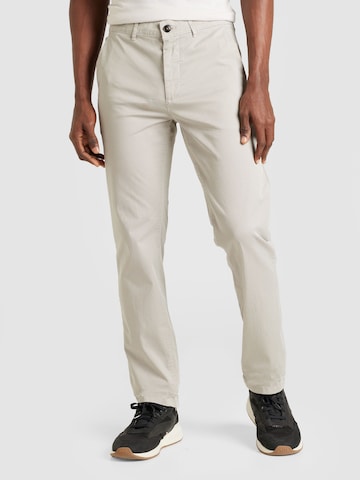 Regular Pantalon chino BOSS en beige : devant