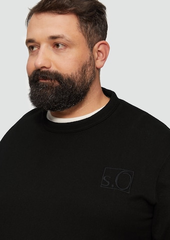s.Oliver Sweatshirt in Zwart