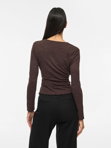 VILA Shirt 'VIAnni' in Braun