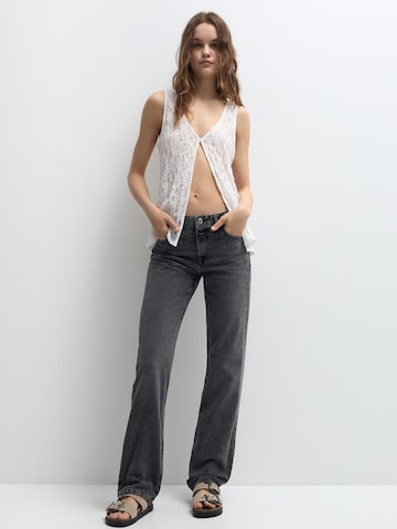 Pull&Bear Loosefit Jeans in Zwart