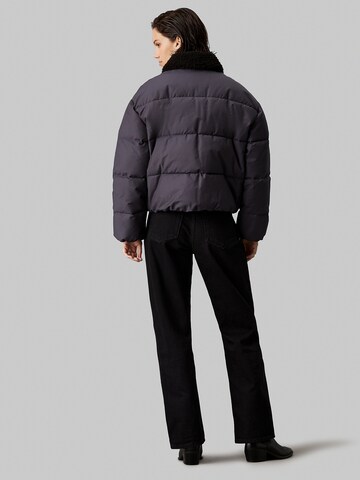 Calvin Klein Jeans Демисезонная куртка в Черный