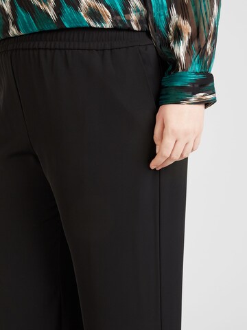 ONLY Carmakoma Regular Trousers 'LAURA' in Black