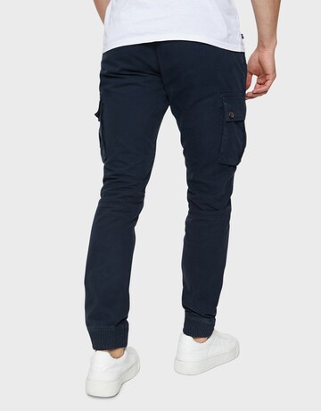 Effilé Pantalon cargo 'Corez' Threadbare en bleu