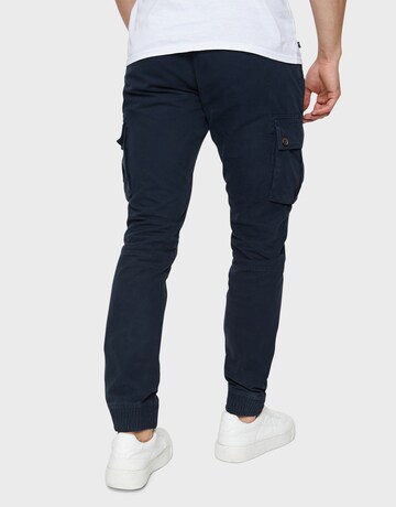 Threadbare Tapered Cargobroek 'Corez' in Blauw