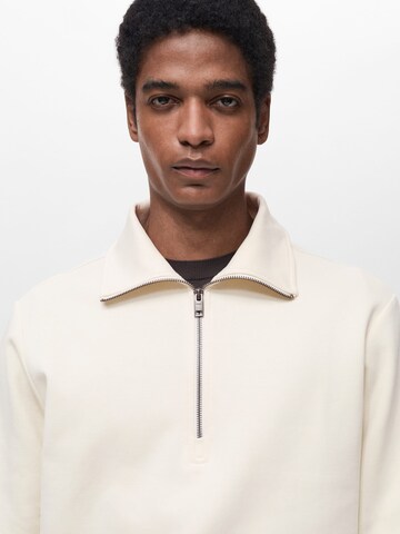 Sweat-shirt 'Winne' MANGO MAN en blanc