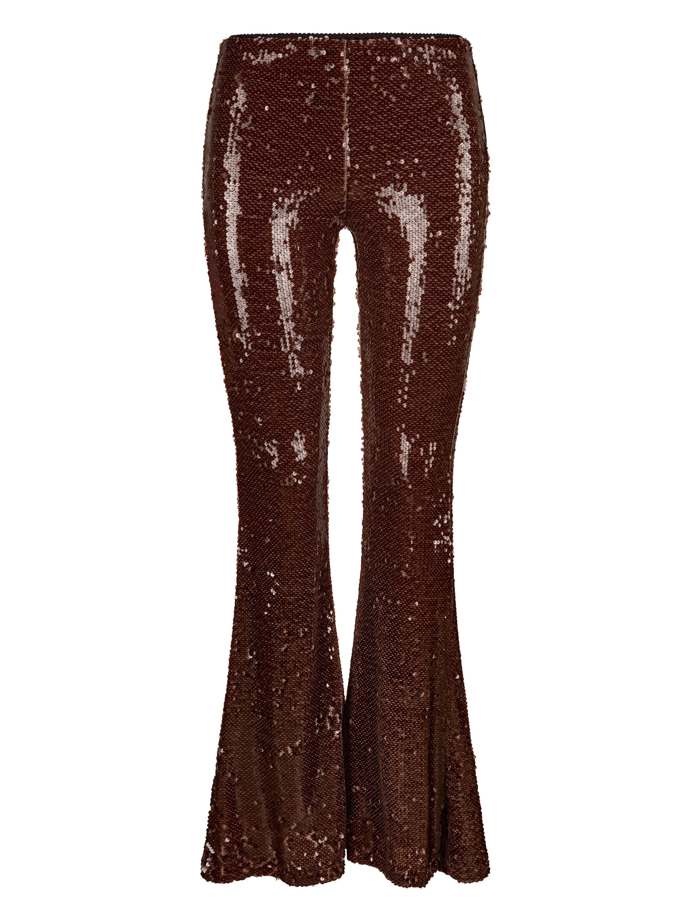 Nicowa Regular Trousers 'EWINO' in Brown: front