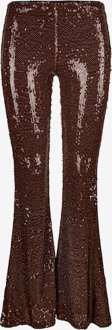 Pantalon 'EWINO' Nicowa en marron : devant