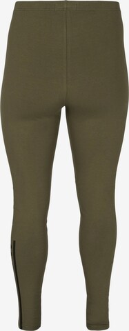 Skinny Leggings di Zizzi in verde