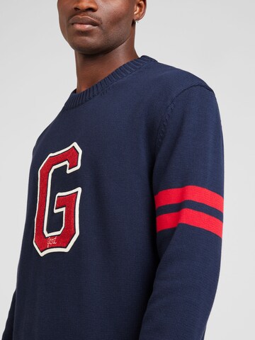 GANT Sweter 'SEASONAL G' w kolorze niebieski
