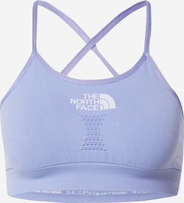 Soutien-gorge de sport THE NORTH FACE en violet : devant