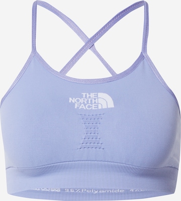 THE NORTH FACE Bustier Sports-BH i lilla: forside